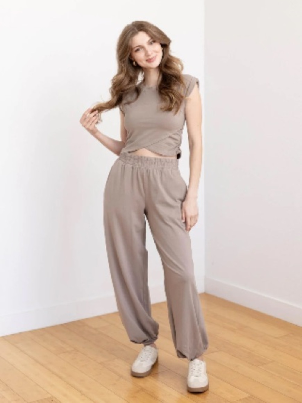 Free People Crossover Set in Neutral - Medium